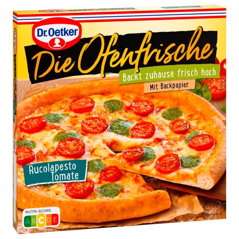 Dr. Oetker Die Ofenfrische Pizza Rucolapesto Tomate 415g